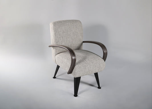 4400 Dining Chair with Arms (Light Grey)