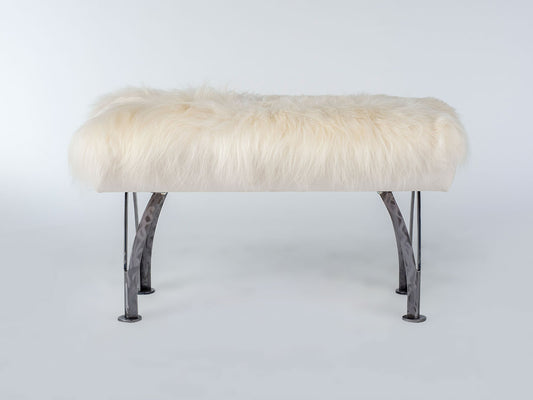 32″ Split Leg Bench (Icelandic Fur)