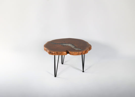 Walnut Coffee Table with Epoxy River