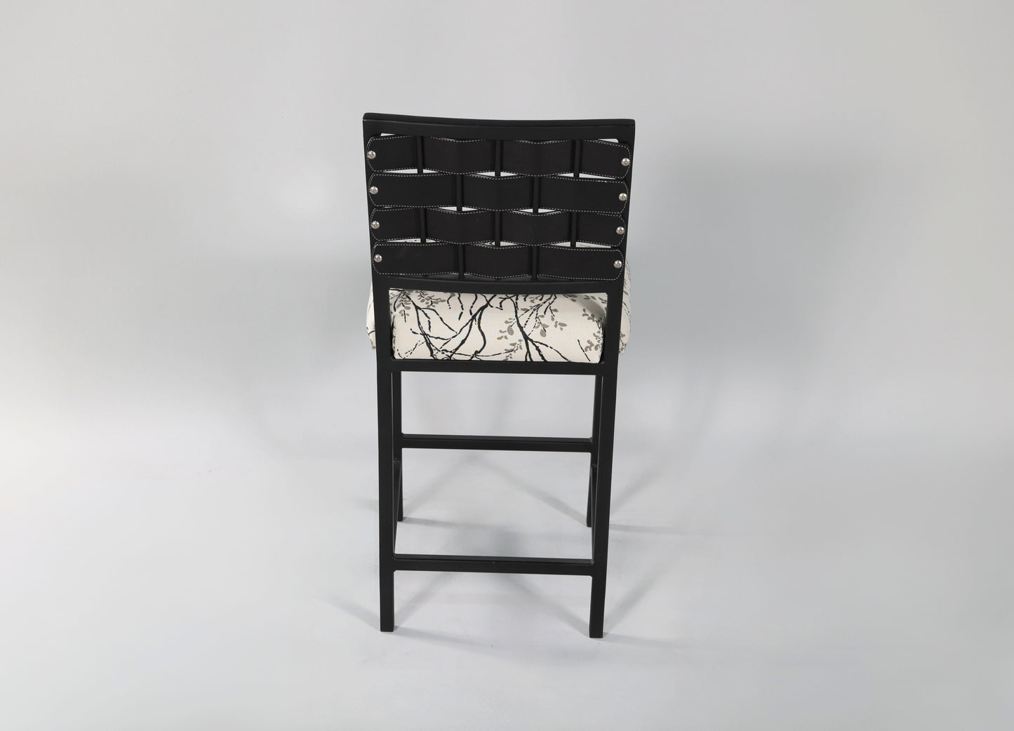 4101 Leather Strap Steel Chair