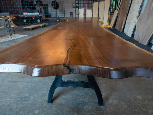 17.5′ Black Walnut Dining Table