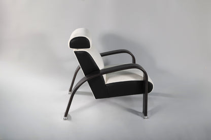 1905 Lounge Chair with Headrest - White