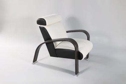 1905 Lounge Chair with Headrest - White