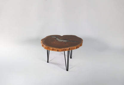 Walnut Coffee Table with Epoxy River