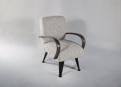 4400 Dining Chair with Arms (Light Grey)