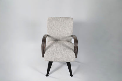 4400 Dining Chair with Arms (Light Grey)