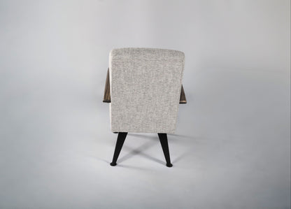 4400 Dining Chair with Arms (Light Grey)