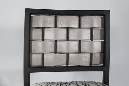 4101 Leather Strap Steel Chair