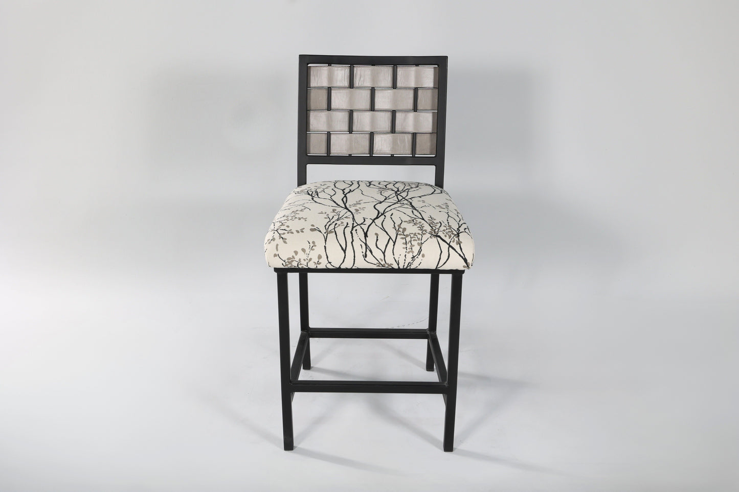 4101 Leather Strap Steel Chair