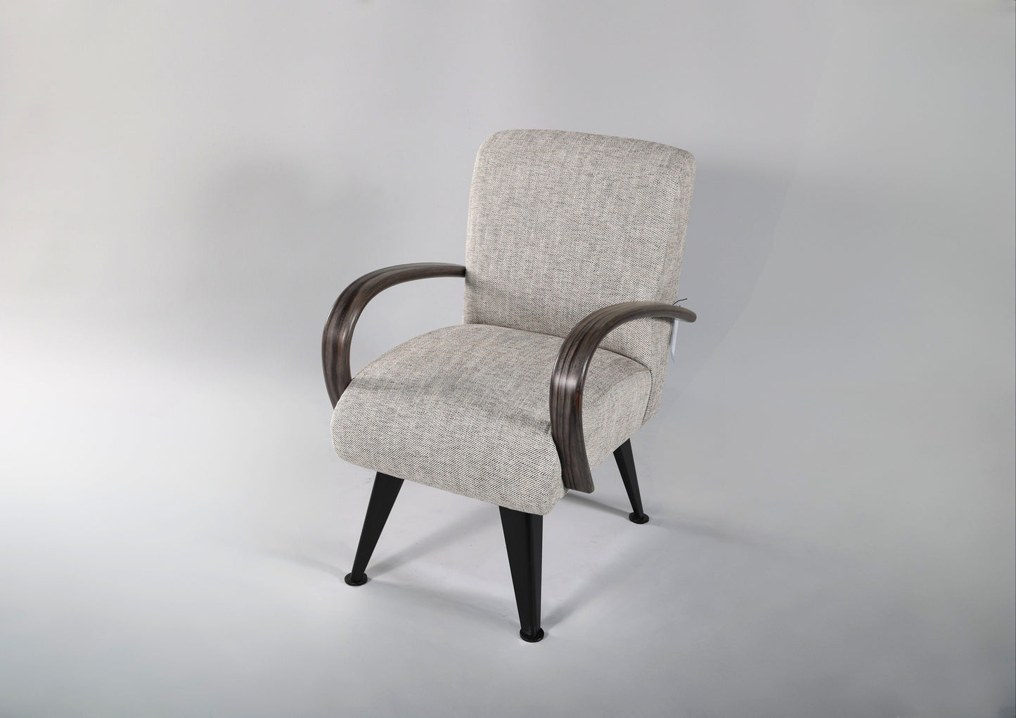 4400 Dining Chair with Arms (Light Grey)