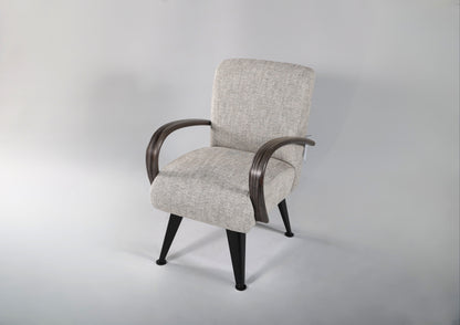 4400 Dining Chair with Arms (Light Grey)