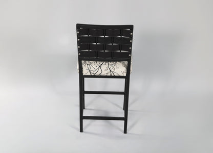 4101 Leather Strap Steel Chair