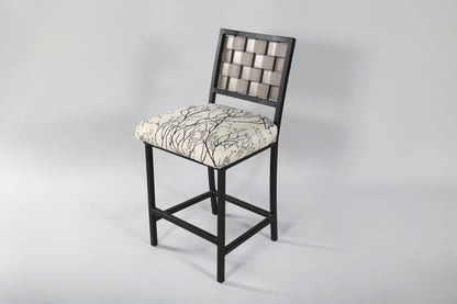 4101 Leather Strap Steel Chair