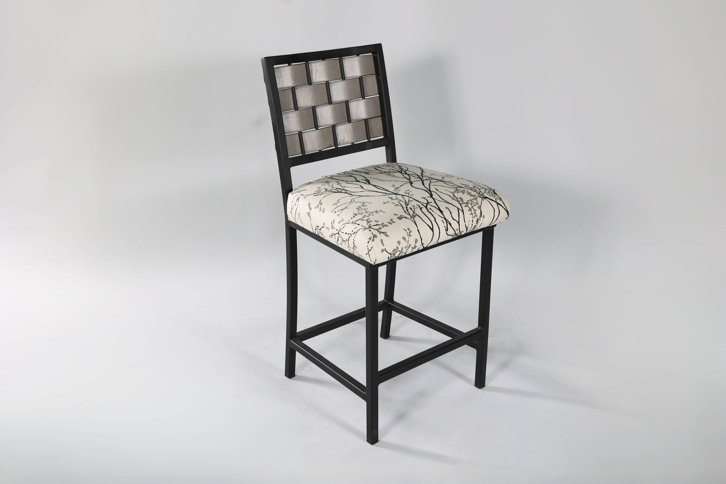 4101 Leather Strap Steel Chair