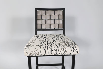 4101 Leather Strap Steel Chair